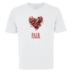 Shattered Heart, PAIN T-Shirt. Unisex.